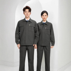 春秋纯棉加厚工作服套装电焊劳保服耐磨耐脏长袖工装工厂车间厂服