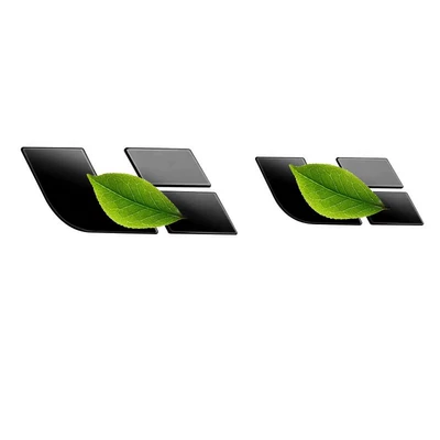Rear Emblem, Black Warrior – Car logo - i68-front-rear-mark-matte-black