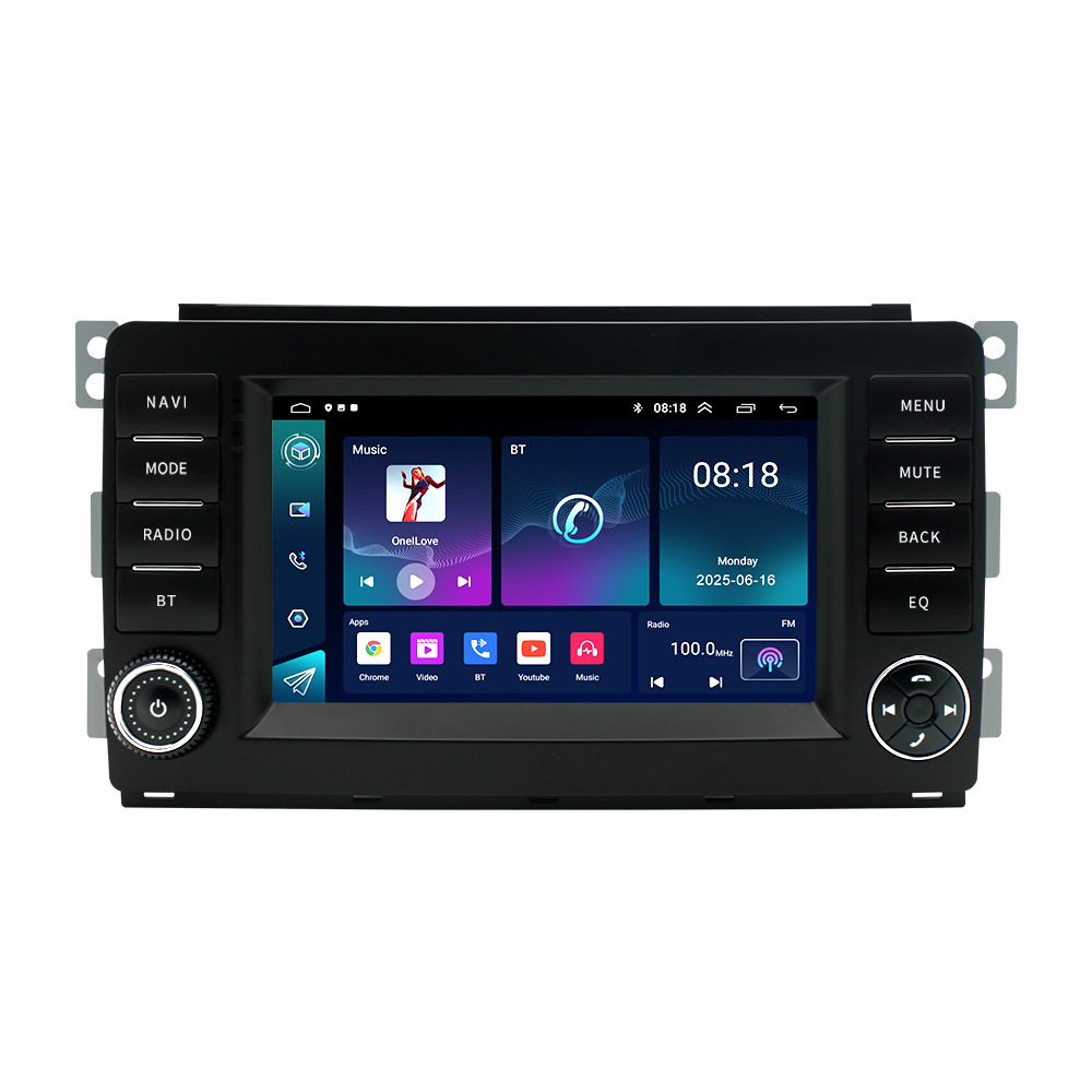 Adecuado para 05-11 Mercedes-Benz Smart Car Navigation Android Player Máquina todo en uno de imagen de marcha atrás de 7 pulgadas