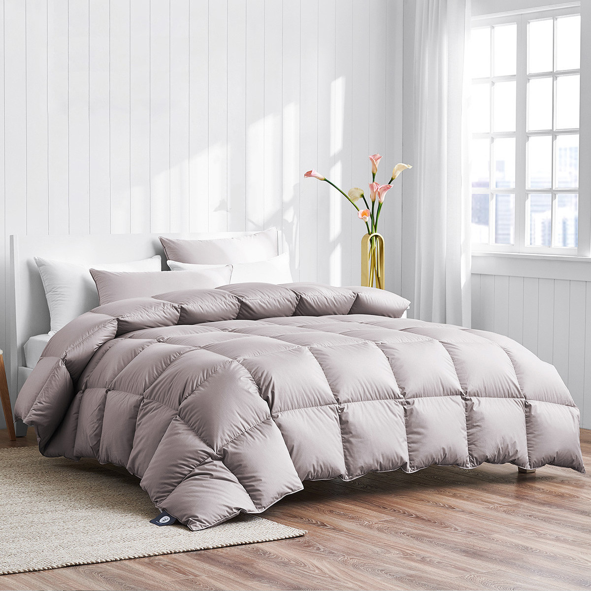 静音95%雁鹅绒春秋单人被芯冬季被子
