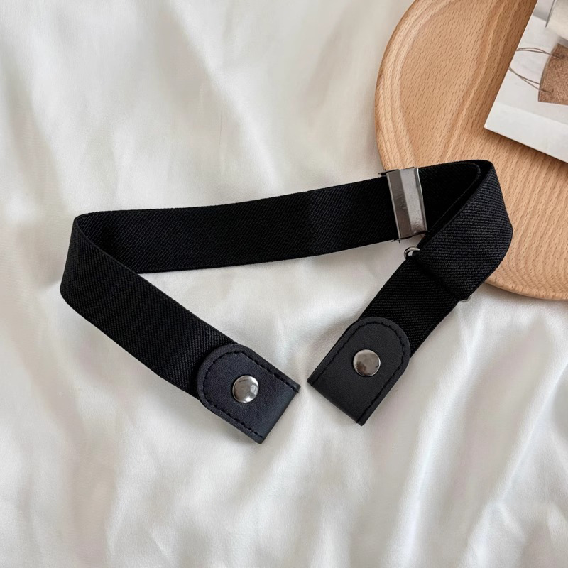 Cinturón perezoso para mujer jeans apretar cinturón portátil cintura artefacto cinturón invisible cinturón elástico simple