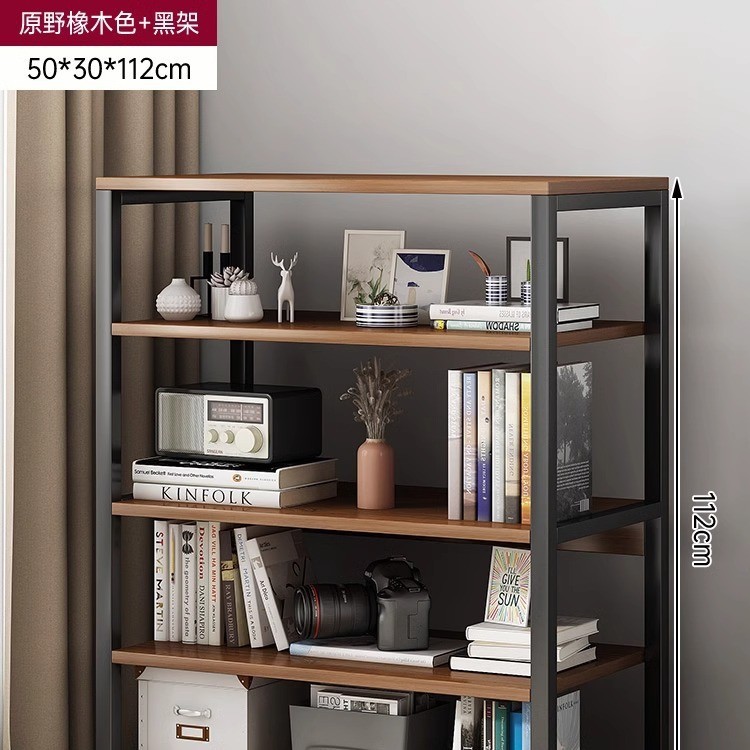 Estante de impresión estante de almacenamiento de hierro forjado estante de almacenamiento de piso multicapa estante de exhibición simple armario de oficina armario