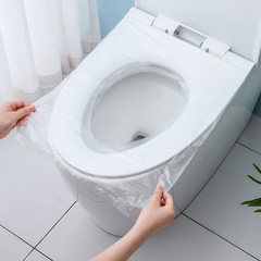 50 pieces disposable toilet seat travel portable toilet seat travel hotel toilet waterproof toilet seat cover