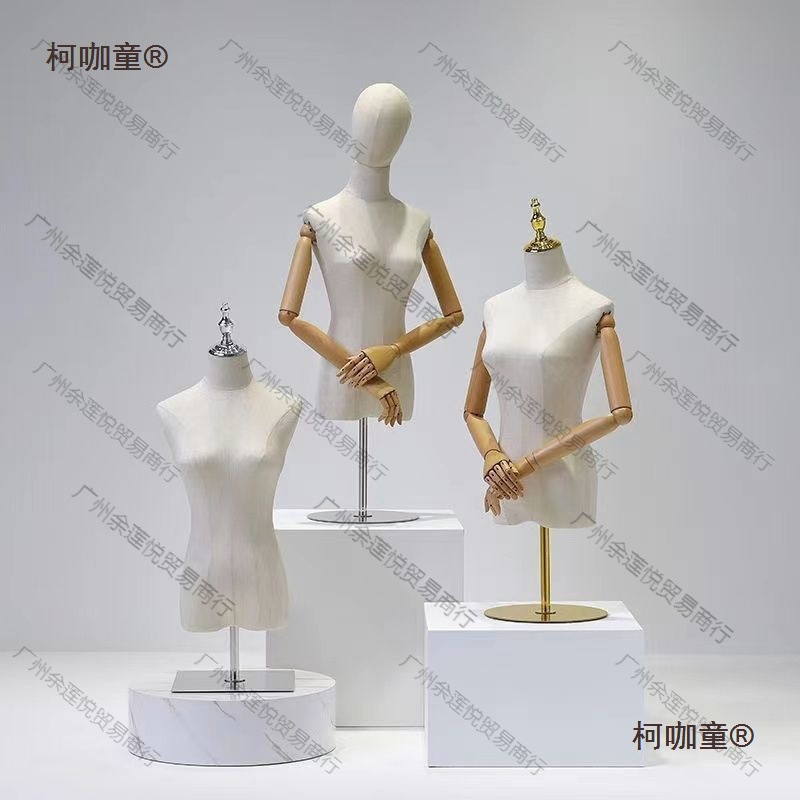 模特架子展示架服装店道具女半身全身成人女装橱窗人台婚纱麦太保