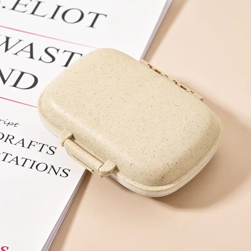 Pastillero Semanal, 8 Compartimentos, Mini, Sellado