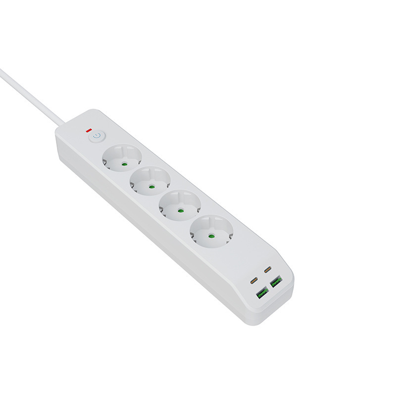 Euro enchufe transfronterizo USB multi-socket PD placa de enchufe de carga rápida para Alemania Francia Holanda Dinamarca
