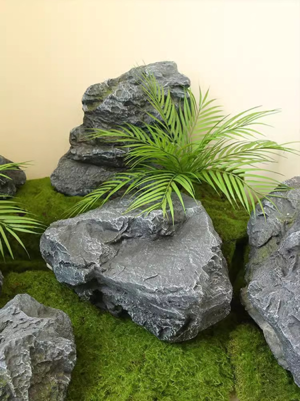 模擬緑の植物、チキンクレバー、偽カエデの風景、ショーウィンドウ、ショッピングモール、ティールームの窓、植物装飾セットの組み合わせ|undefined