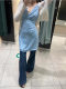 Hot Girl Fresh Floral Vest dress Women's 2024 Summer Slim-fit Tight Waist A- line Skirt