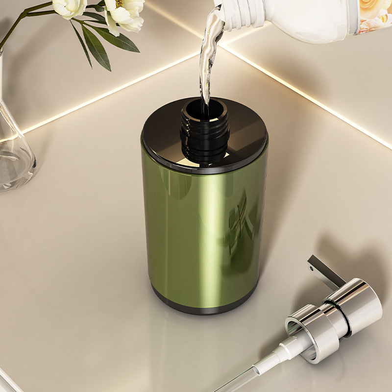 Baño de estilo retro, loción de baño, botella subenvasada, gel de ducha para el hogar de alto valor, desinfectante de manos, botella de prensa avanzada