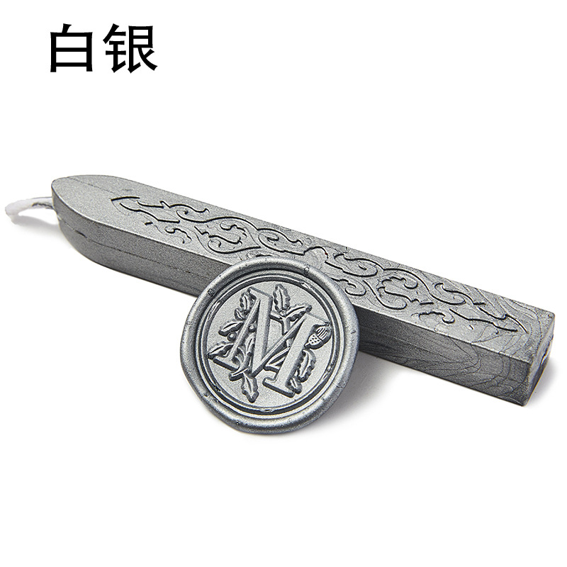 Tira de cera de sello de laca de fuego 42 cinta de plomo tira de cera de sellado sobre sello de regalo con núcleo patrón de flecha de laca de fuego cera de laca de fuego