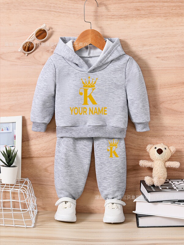 Boys' warm hoodie set, children's autumn sports set 男童卫衣|undefined