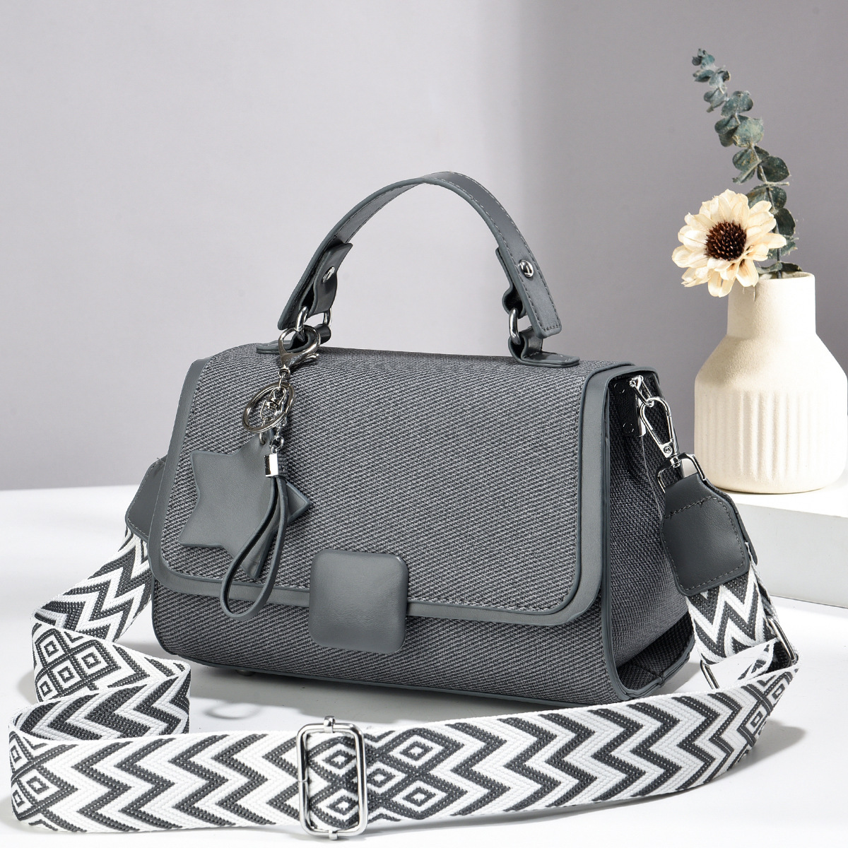 Fábrica de bolsos de mujer 2024 moda de hombro nuevo otoño bolsos de mano bolsos de madre bolsos