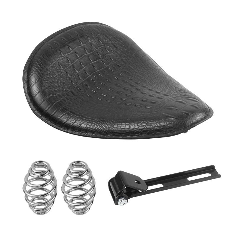 블랙 시트쿠션 + 원형 스프링 + 브라켓