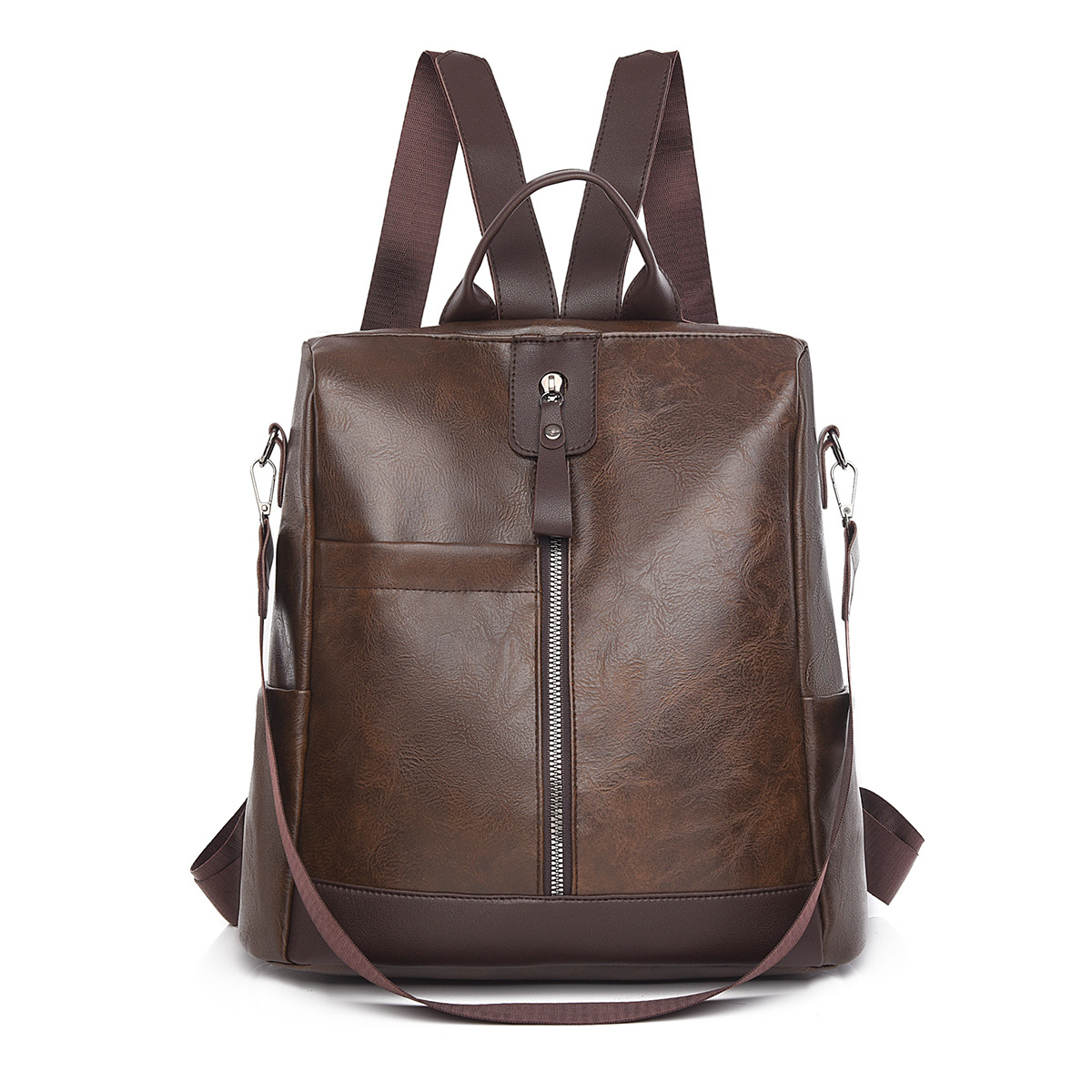 Spot al por mayor 2025 primavera nueva mochila antirrobo para mujer salvaje moda simple multifuncional para mujer