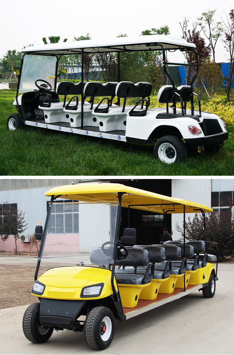 Electric Sightseeing Car 4-Seater 6-Seater Tourist Car for Scenic Spots Hotel Resort Shuttle Car Golf Cart
