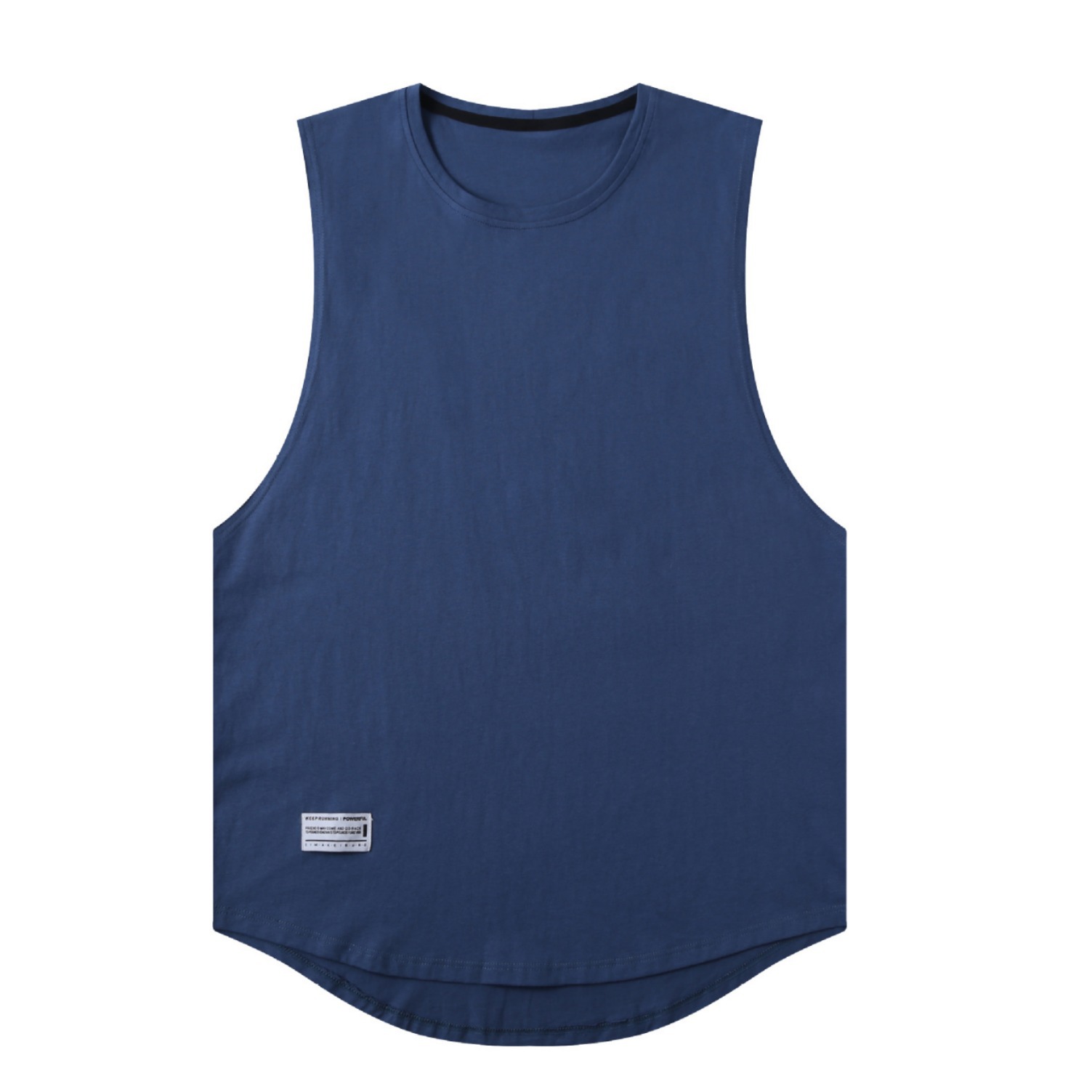 Algodón puro color sólido chaleco deportivo hombres transpirable absorción de humedad suelta entrenamiento de baloncesto ropa de entrenamiento sin mangas de secado rápido chaleco manga corta