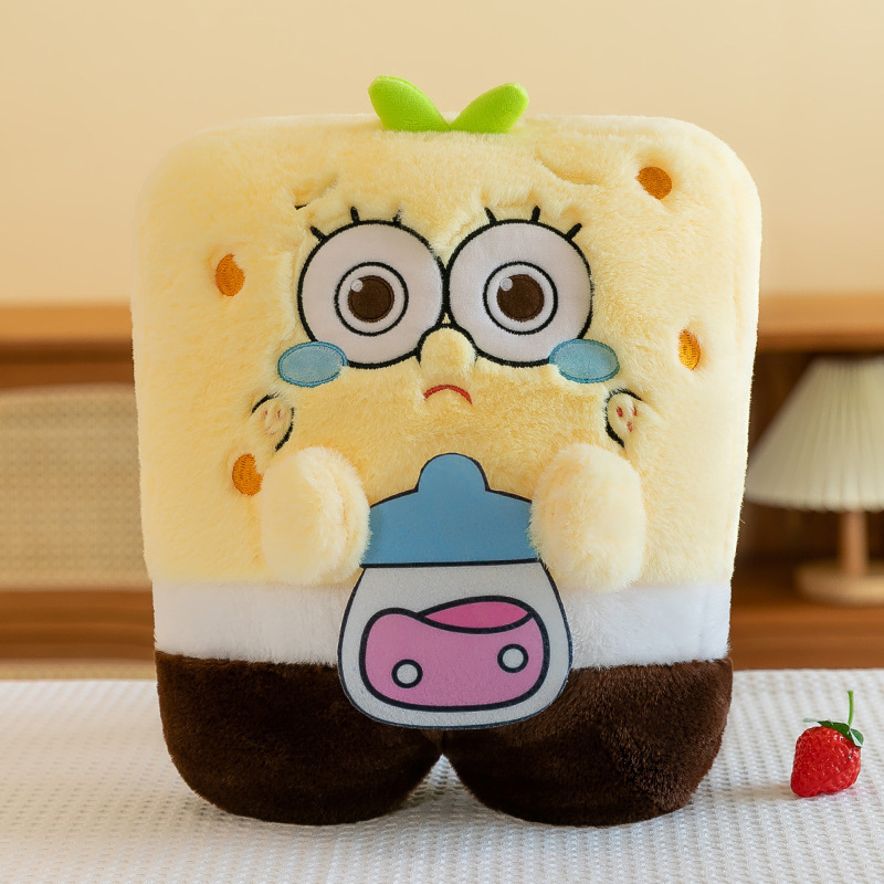 Nuevo juguete de peluche de dibujos animados de SpongeBob SquarePants Pai Big Star Baby Doll Regalo para novia