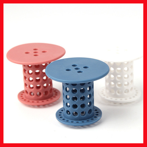 Bathroom floor drain filter drain outlet sewer filter wash basin wash basin hair anti-blocking net universal