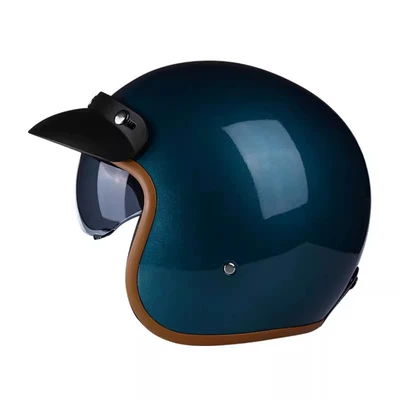 Motosiklet kaskı (dəbilqə), Motorcycle Helmet, Electric Vehicle - star-blue-hat-brim-3c-certification-m