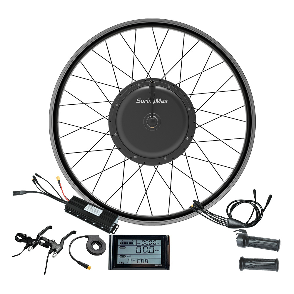 1000w Mountain Off-road Vehicle Conversion Kit 48V Sine Wave Controller Non-gear 85NM Electric Hub Motor