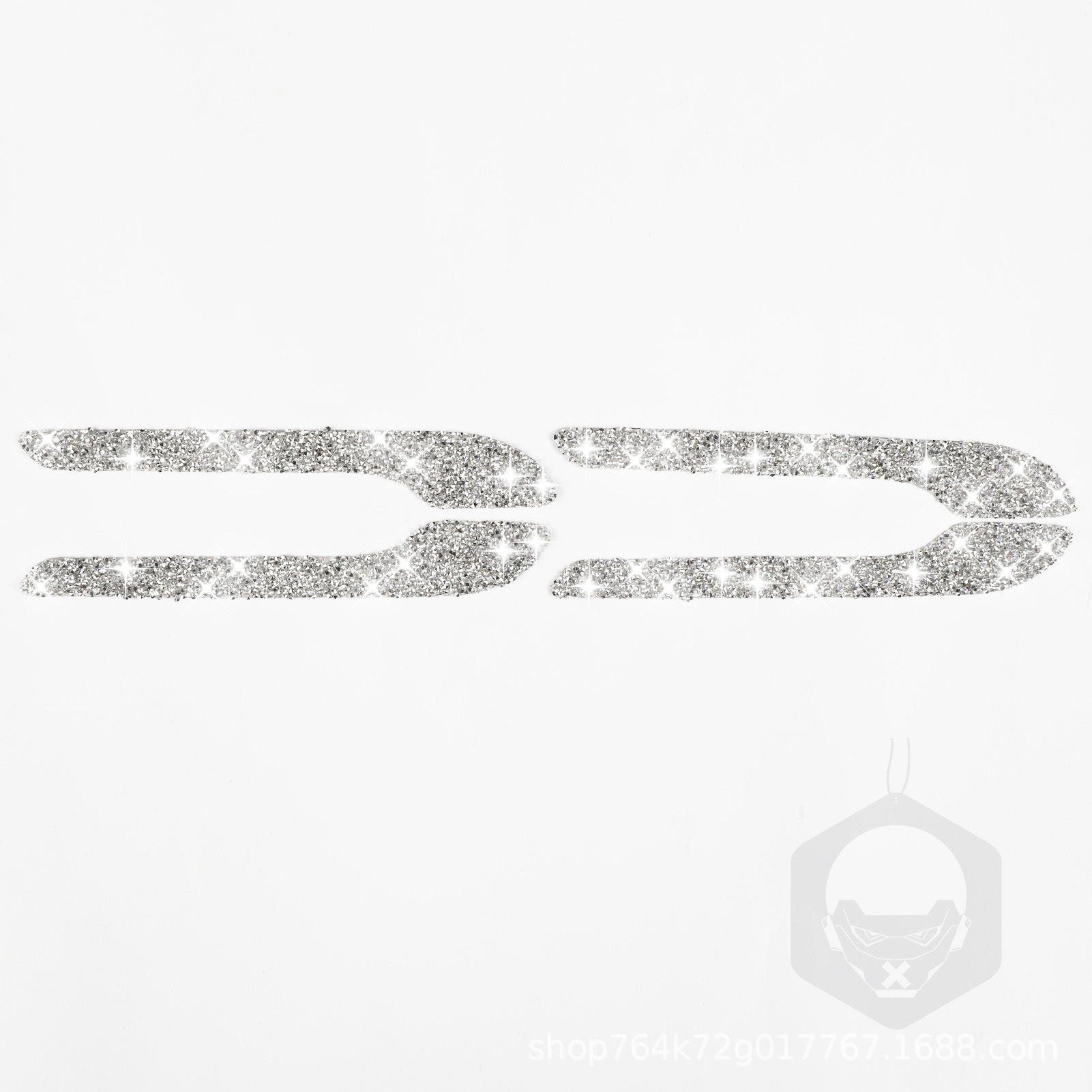 Suitable for Tesla Model 3 car interior diamond modification outer door handle diamond decoration paste