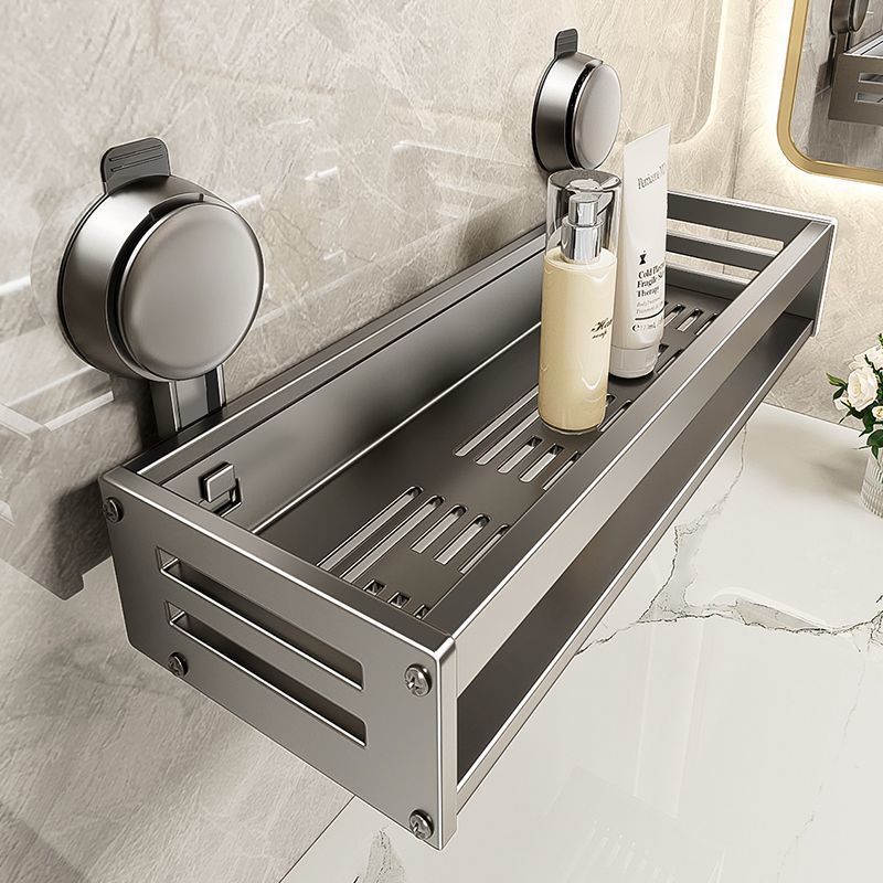 Suction Cup Storage Rack for Bathroom, No-Drill Wall-Mounted Toilet Shelf, Bathroom Toilet Wall-Mounted Storage Solution