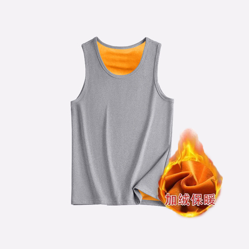 Chaleco de terciopelo dorado para hombre y mujer 2026, capa base ajustada, ropa interior térmica gruesa, chaleco polar para parejas, esencial para el invierno.