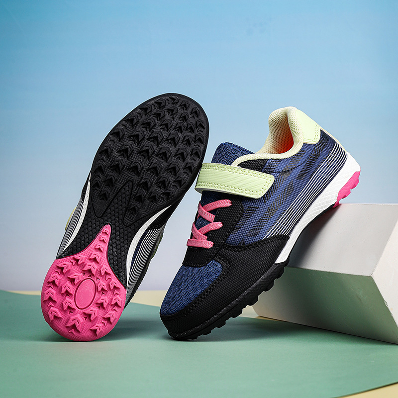 Zapatillas de Fútbol para Niños de Caña Baja, de Malla y Caucho, Transpirables para Terreno de Juego image 7