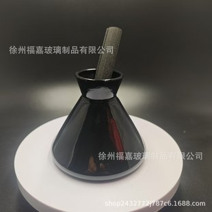 in stock Aroma Bottle Bell Mouth Hotel Homestay Aroma Bottle Non-fire Rattan Glass Aroma Bottle Decorative Ornaments
