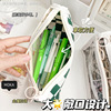 Transparent pencil case, capacious high quality stationery, Japanese school skirt for elementary school students, simple cut