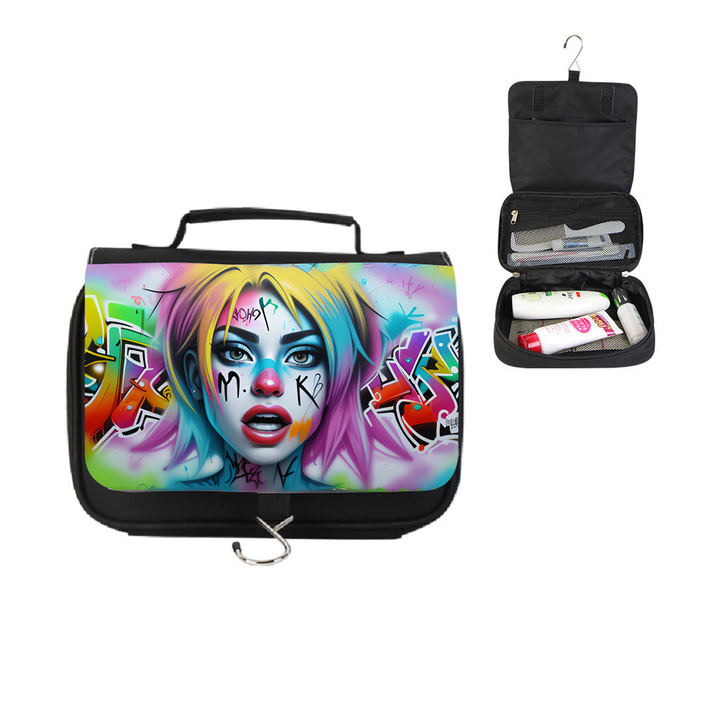 조인트 그래피티 프린트 세면도구 가방