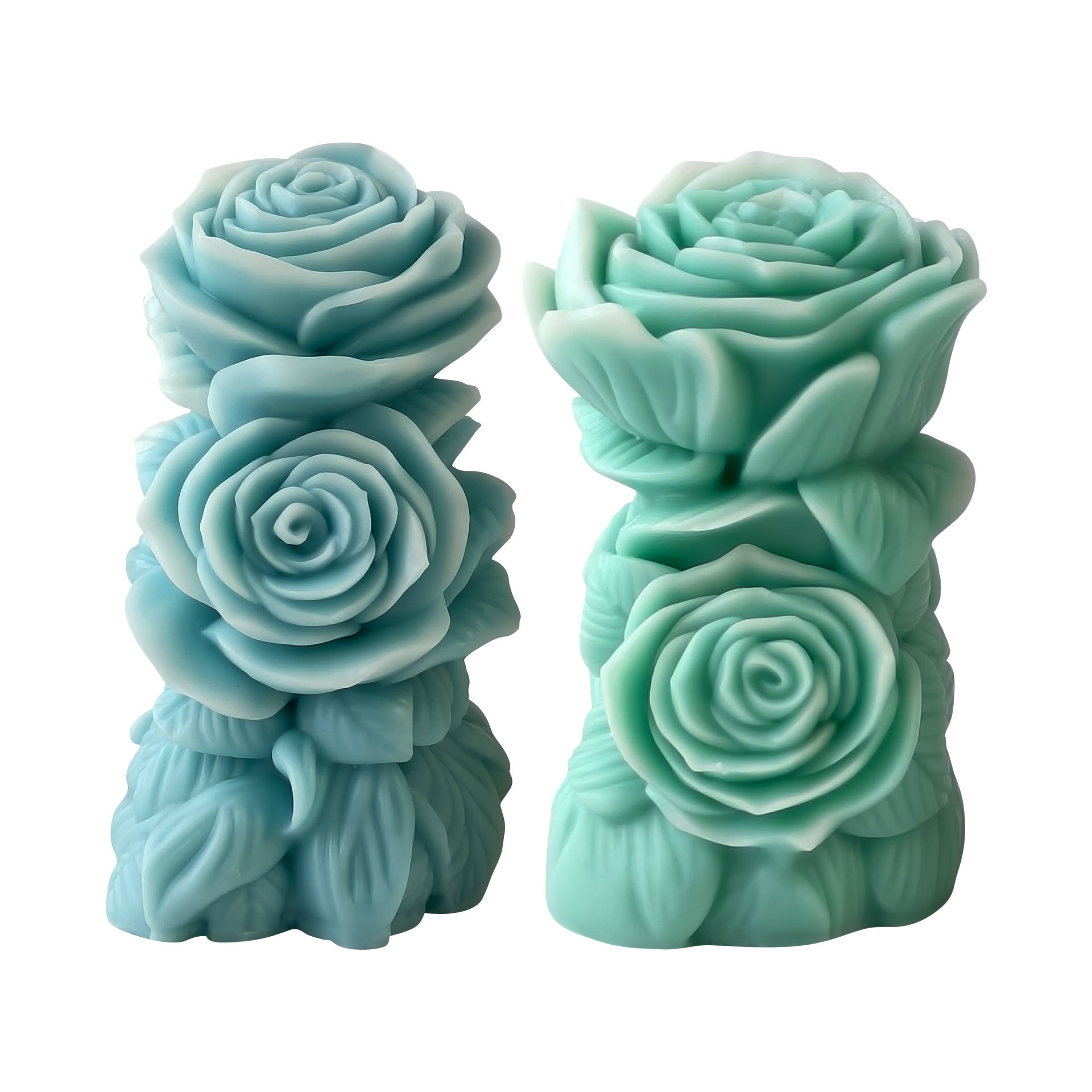 Roseta Aromaterapia Vela Molde de silicona Diy San Valentín Aromaterapia hecha a mano Expansión Aromaterapia Gesto Abrasivo