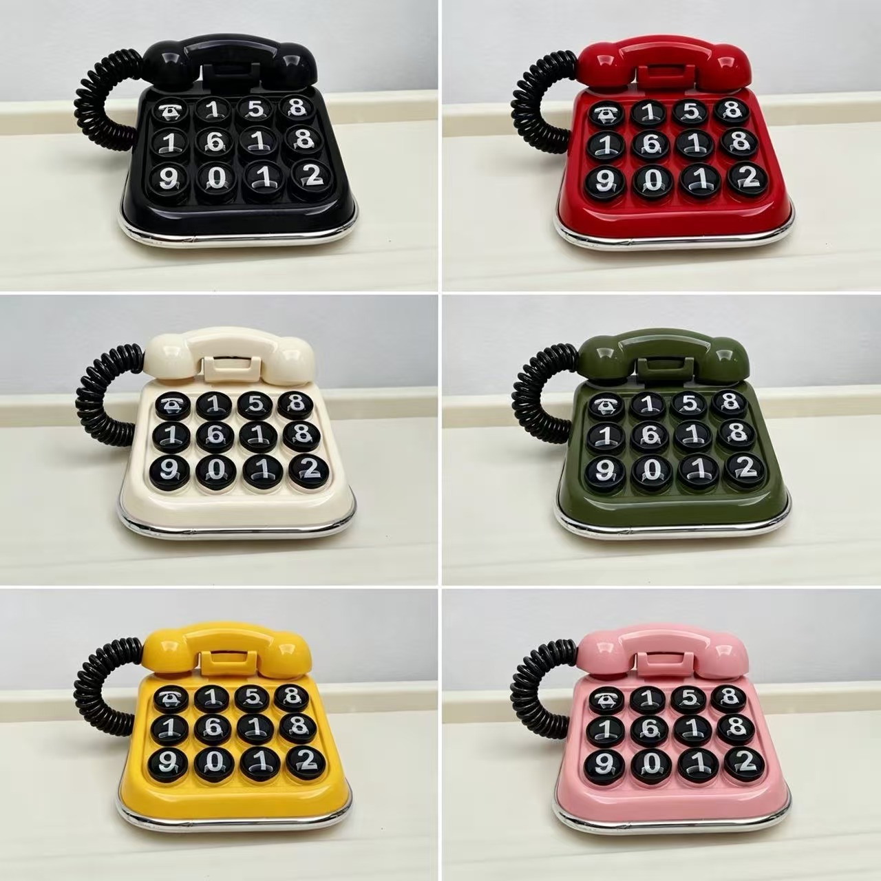 (Free 6 Sets of Numbers) 2026 New Model Old Telephone Temporary Number Plate for Car, Personalized Phone Number for Moving the Car