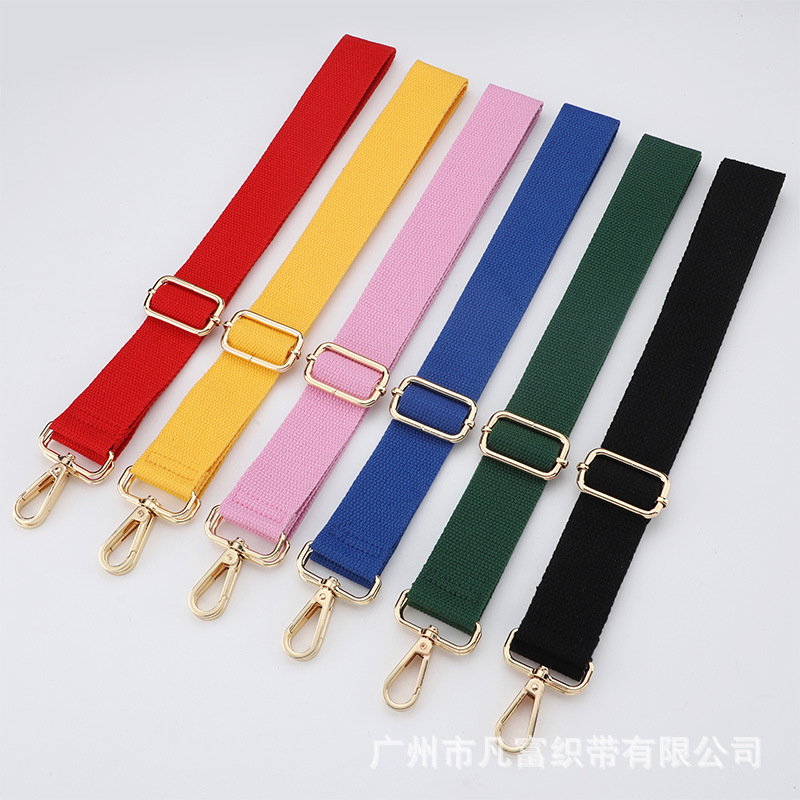 Wide shoulder strap bag with spot cross-border 38mm solid color bag shoulder strap diy generation hair new adjustable shoulder strap accessories