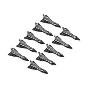Cross-border hot-selling car antenna black pointed stick-on shark fin roof spoiler body decoration modification parts