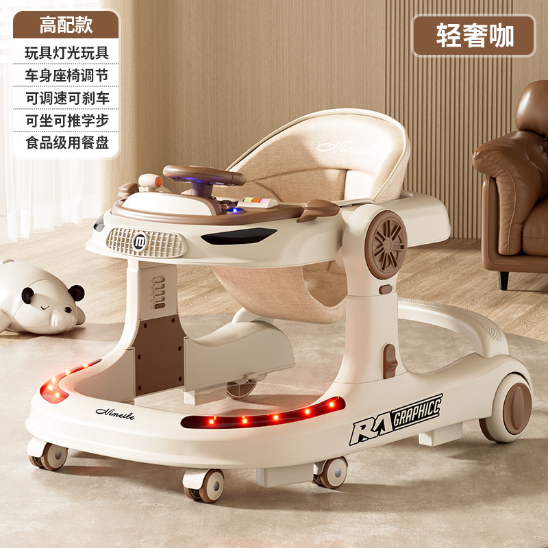 Foreign Trade Baby Walker Anti-O-Leg Foldableable Stroller Baby Multi-Functional Three-In-One Toddler Walker