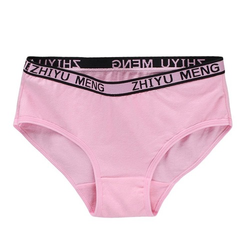 Girls underwear 15 cotton letters for older children 13 years old high school birthday Korean version 14 briefs students 11 children