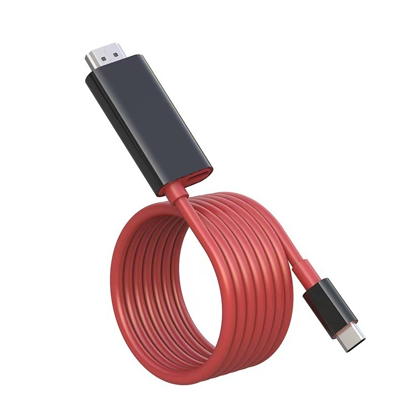 スイッチ任天堂 type-c 投影スクリーンケーブル hdmi4k30hz 携帯電話コンピュータ高精細同一スクリーンケーブル 2 メートルアダプタケーブル|undefined