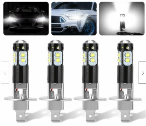 H1 홀 블랙 알루미늄 화이트 4 팩