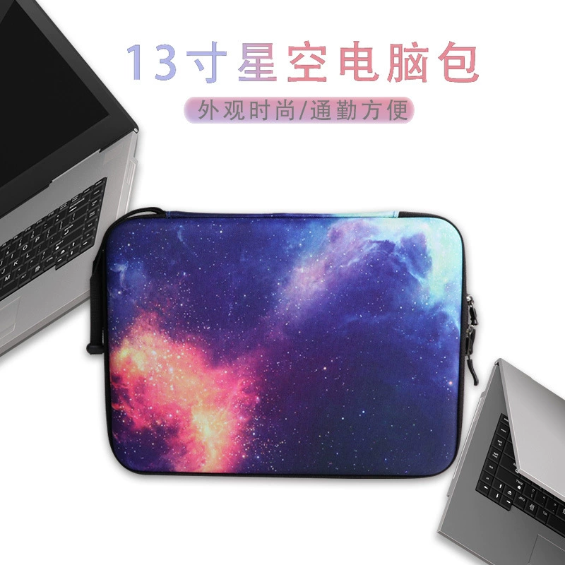 Мужская и женская однокомнатная сумка для ноутбука большой емкости 13 дюймов ударопрочный