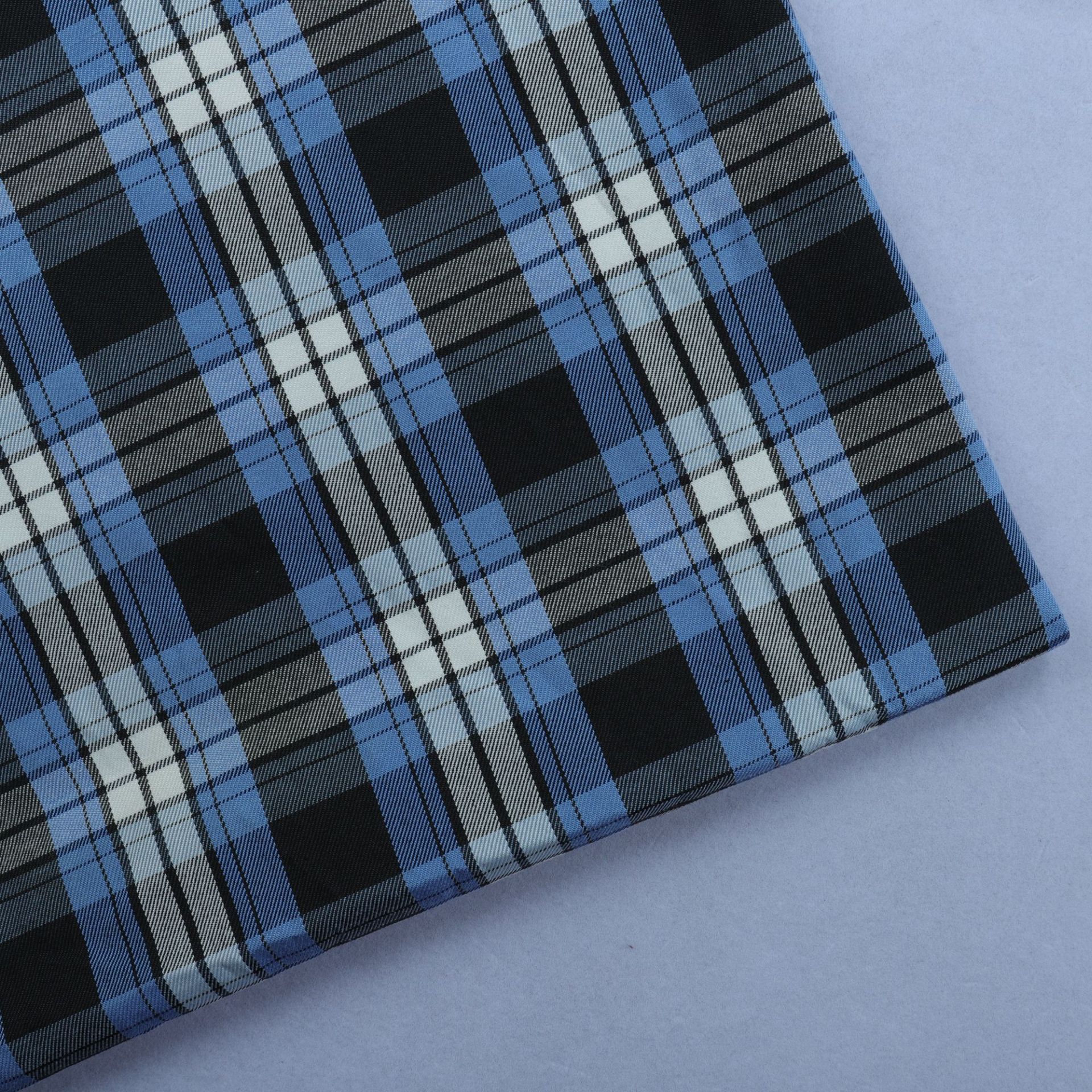 少年派同款格布料涤棉英伦学院风格复古苏格兰格校服裙子现货面料