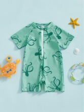 C 14148 Boys' Ocean Print Swimsuit ��ͯӾ�� ŷ���羳����ѷ