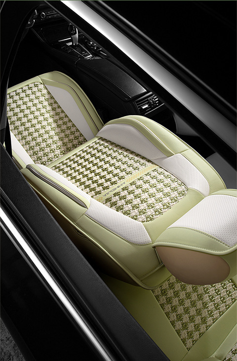 Car seat cover four seasons universal seat cushion summer ice silk breathable car seat cover net red full surround seat cushion generation hair