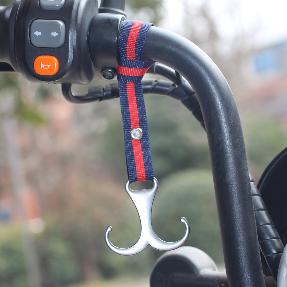 Gancho multifuncional de metal engrosado para motocicleta, triciclo eléctrico, venta al por mayor, nuevo, para compras y supermercado