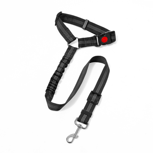 Cross-border pet car traction rope dog car seat belt ring safety rope rear seat traction dog leash