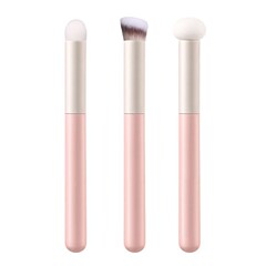 Pink Little Cake Concealer Brush, Sponge Head 270S Mushroom Head Concealer Brush, Lipstick Lip Brush That Doesn't Eat Powder Makeup Brush