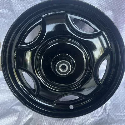 ring thickened electric car – Motorcycle wheel hub - 400-12-front-wheel-15-hole-130-hub-black