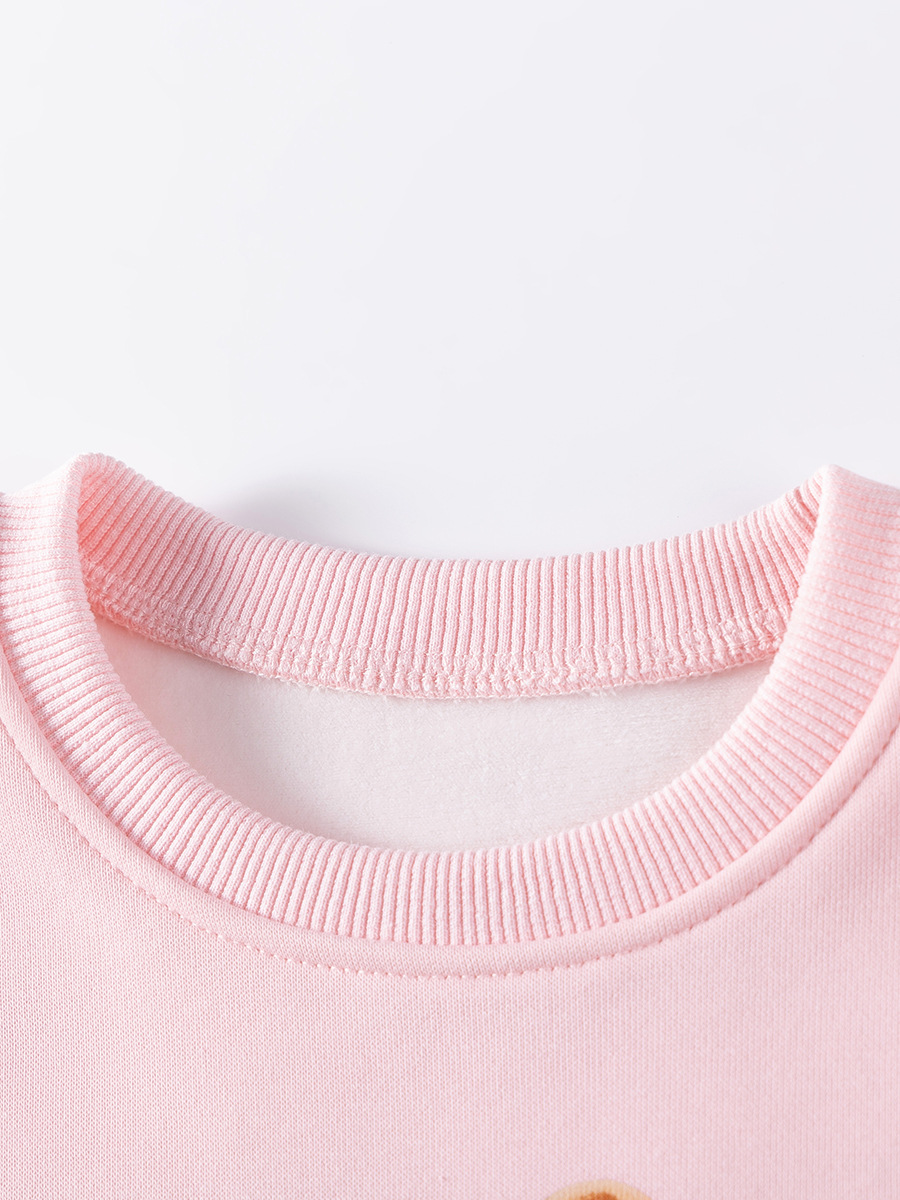 La fuente de ropa para niños fábrica nuevo traje de niña linda otoño más traje de terciopelo para niños ropa para niños europea y americana al por mayor