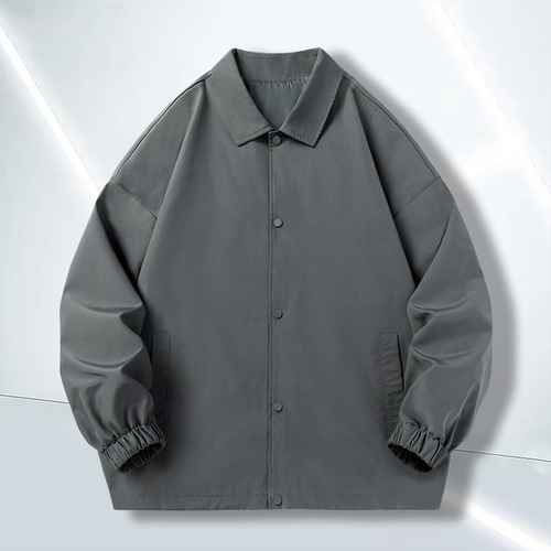 Men's Spring and Autumn Season Workwear Jacket Trend Brand Casual Sports Spring and Autumn Style Outerwear Korean Style Trendy Clothes