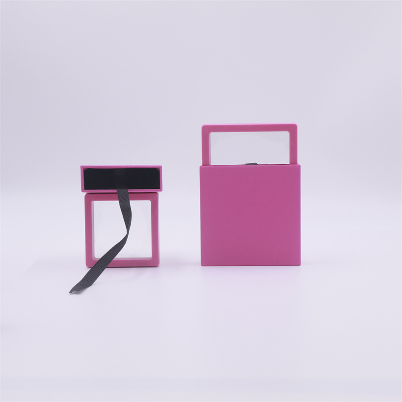 Rose red-plastic drawer box (including suspension box);70*70*20mm